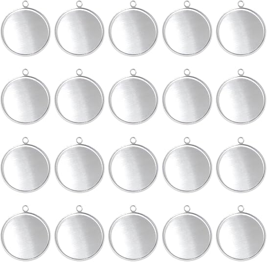 Resin Crafts Diy - 20 peças de aço inoxidável moldura
