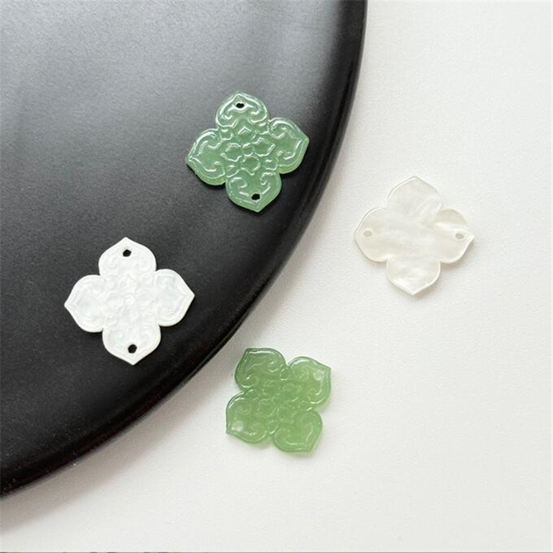Flower Preservation Resin - 10 peças novo retro 13mm ácido