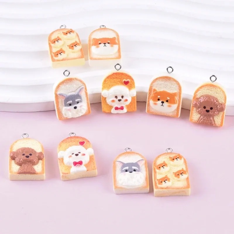 Resin Crafts Diy - 10 Peças de Pingentes de Resina
