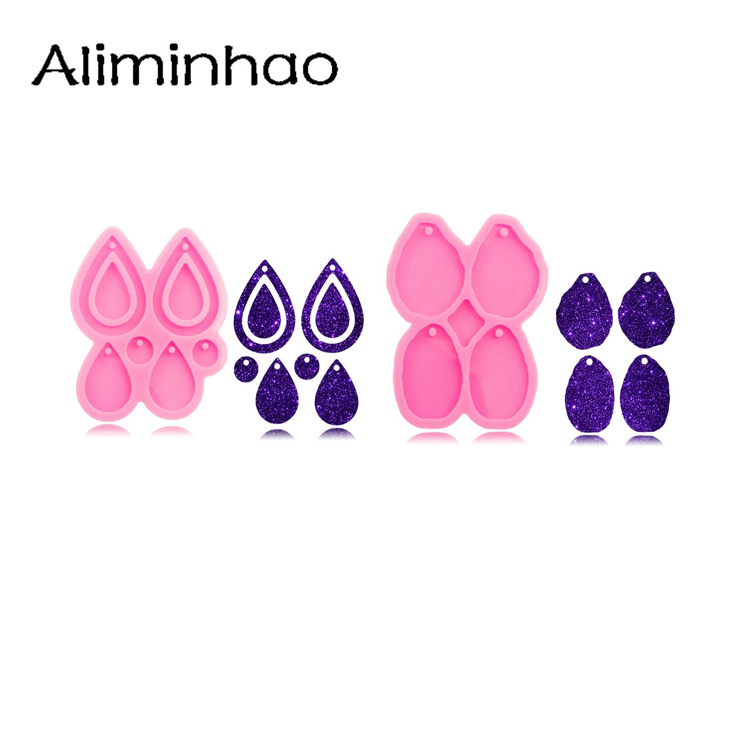 Geode Mold Silicone - Dy1085 moldes de geodos brilhantes com