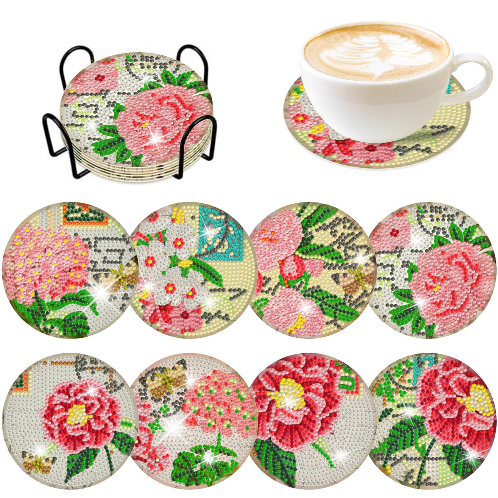 Resin Craft For Beginners - RUOPOTY-Coasters para bebidas DIY, Kits de
