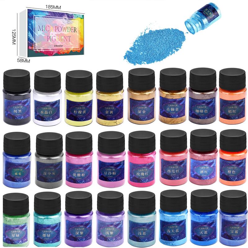 Resin Pigment Set - Epoxy Resina Dye Set, Mica Em