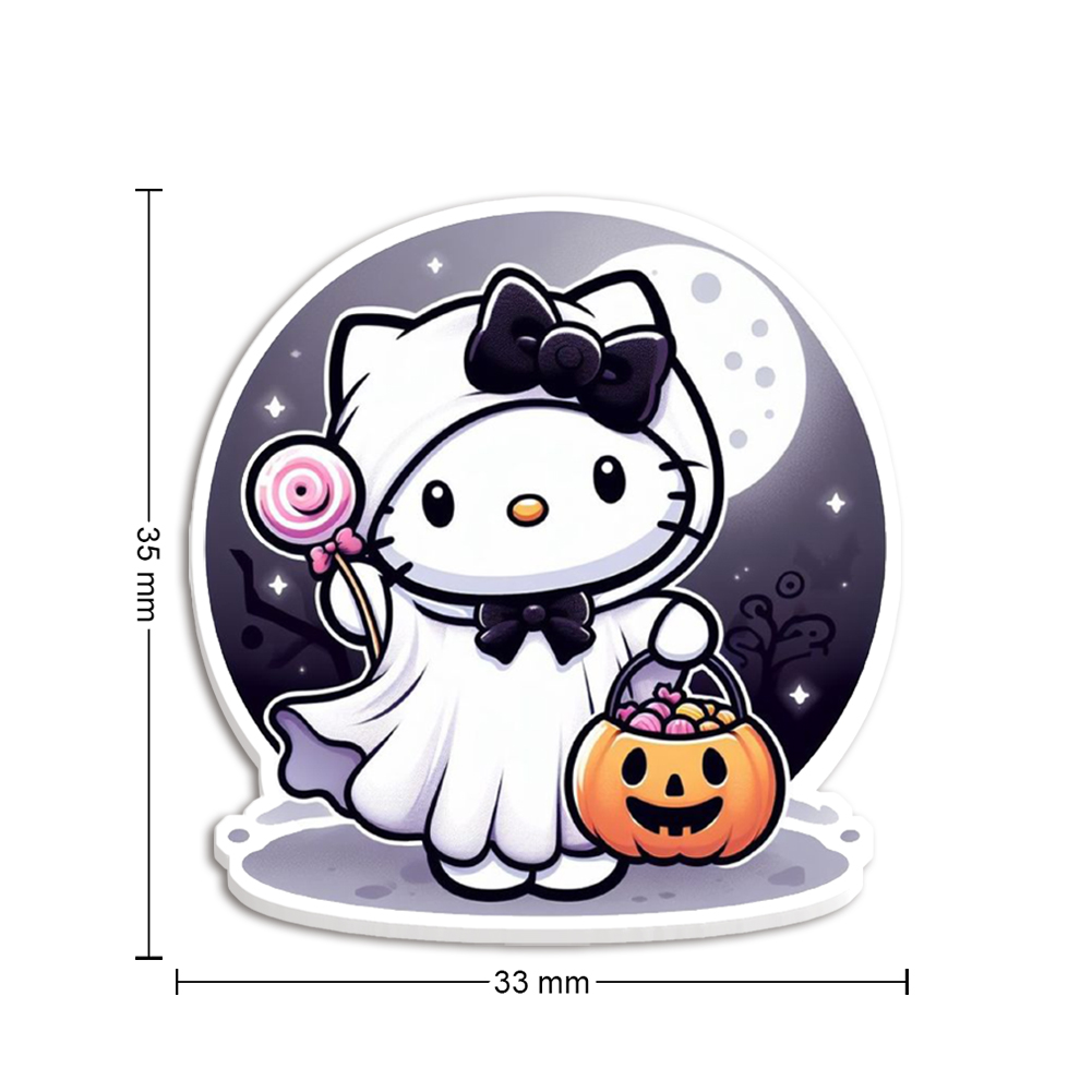 Resin Craft Material - 10 peças/lote Sanr Halloween Hello Cat