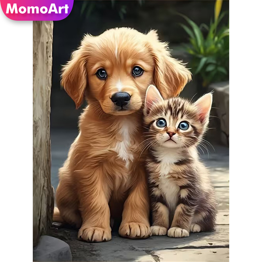 Resin Craft For Beginners - Momoart diamante bordado cão animal pintura
