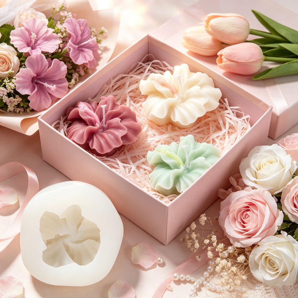 Resin Craft Ideas - Molde de silicone para velas em
