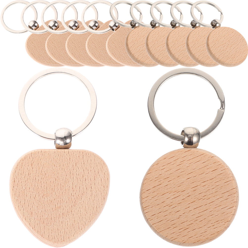 Wood Ring Blank - Kit de Artesanato DIY com 12