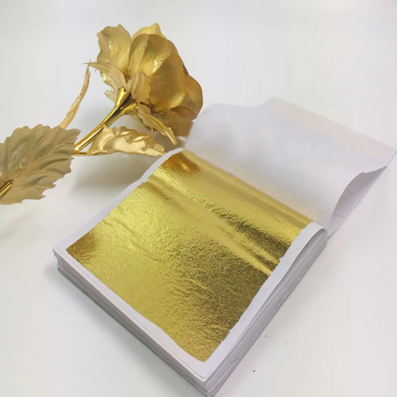 100 folhas de imitação de ouro - Gold Foil Flakes avaliação e preço