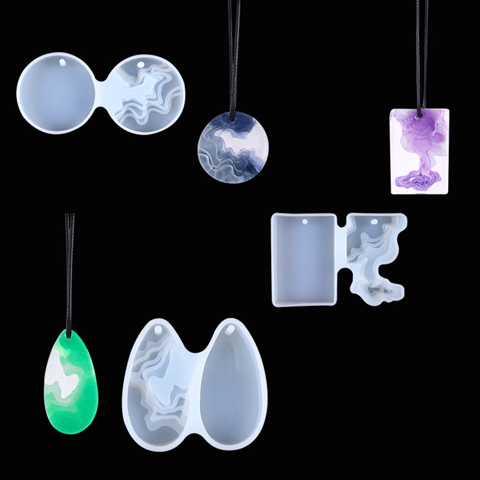 Conjunto de 3 Moldes de Silico - Geode Mold Silicone avaliação e preço
