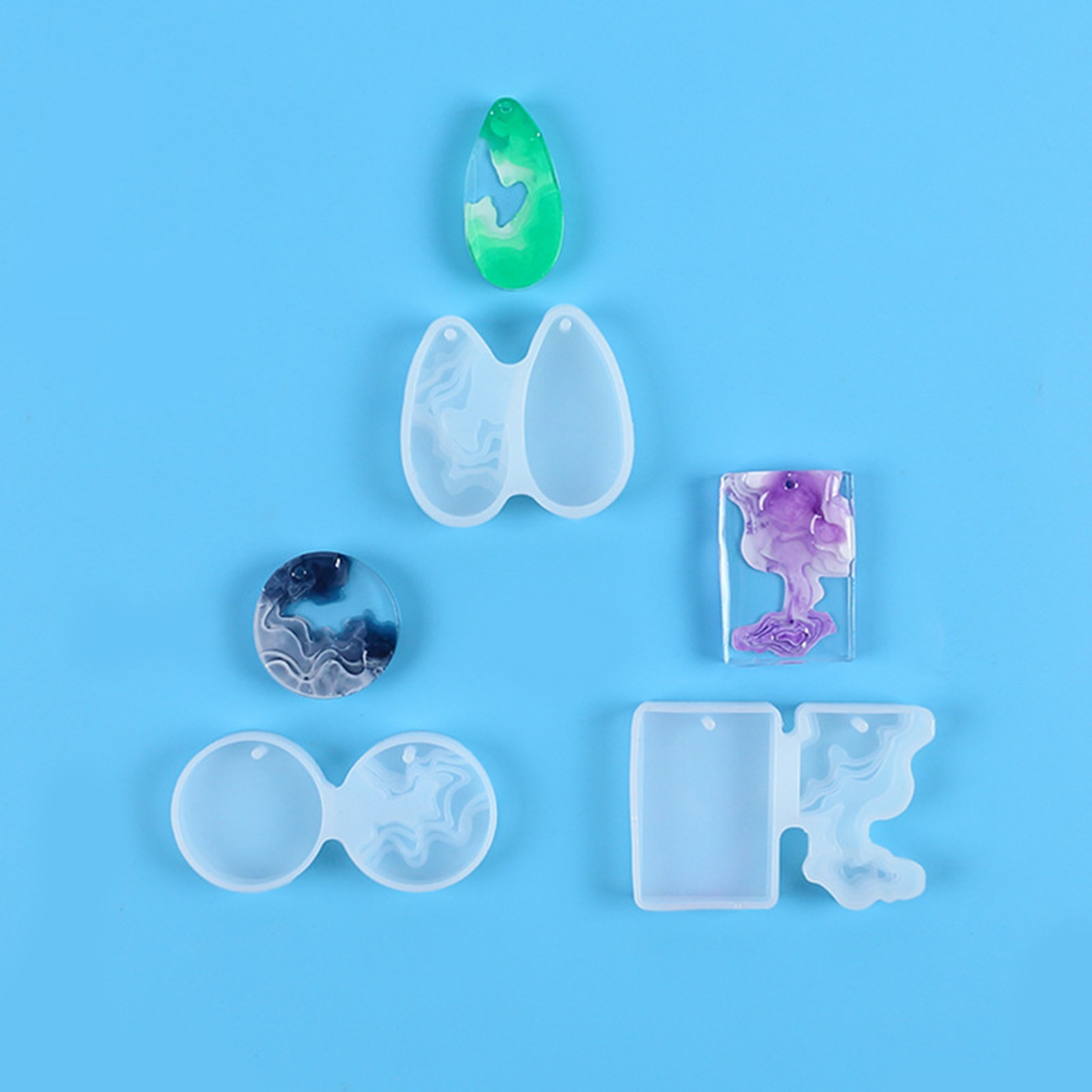 Conjunto de 3 Moldes de Silico - Geode Mold Silicone avaliação e preço