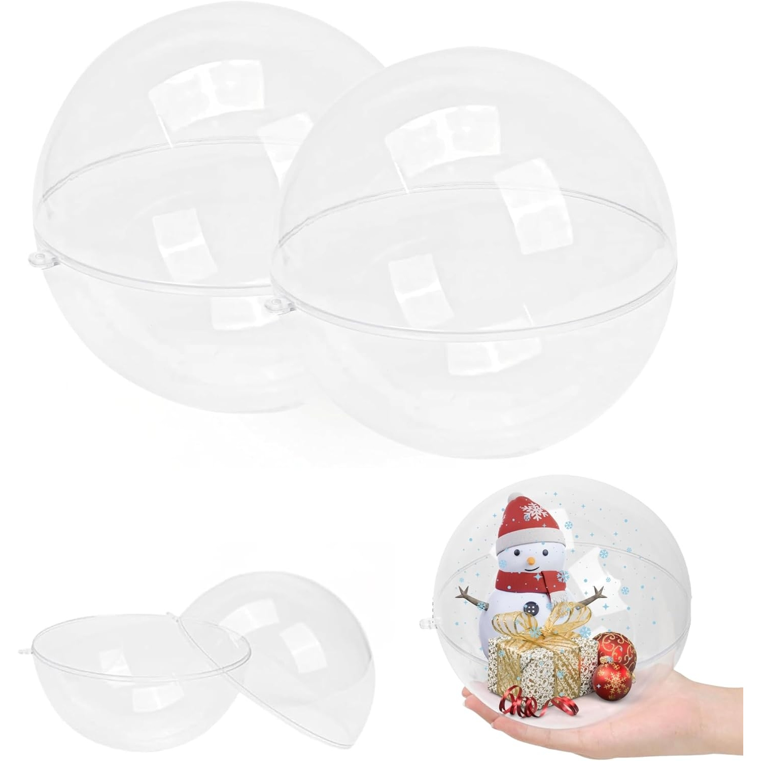 Bola de Ornamento Transparente - Dome Mold Clear avaliação e preço