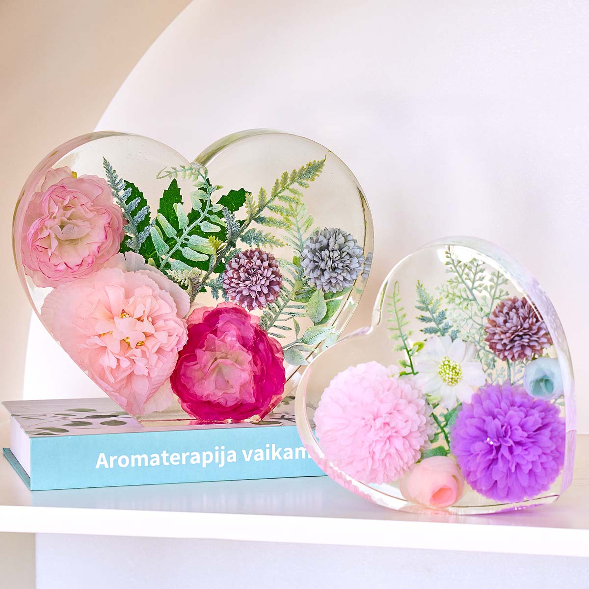 Molde de Silicone Grande em Fo - Flower Preservation Resin avaliação e preço