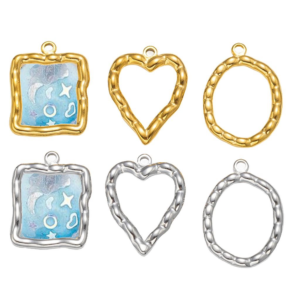 5 pçs de aço inoxidável coraçã - Resin Craft Material avaliação e preço