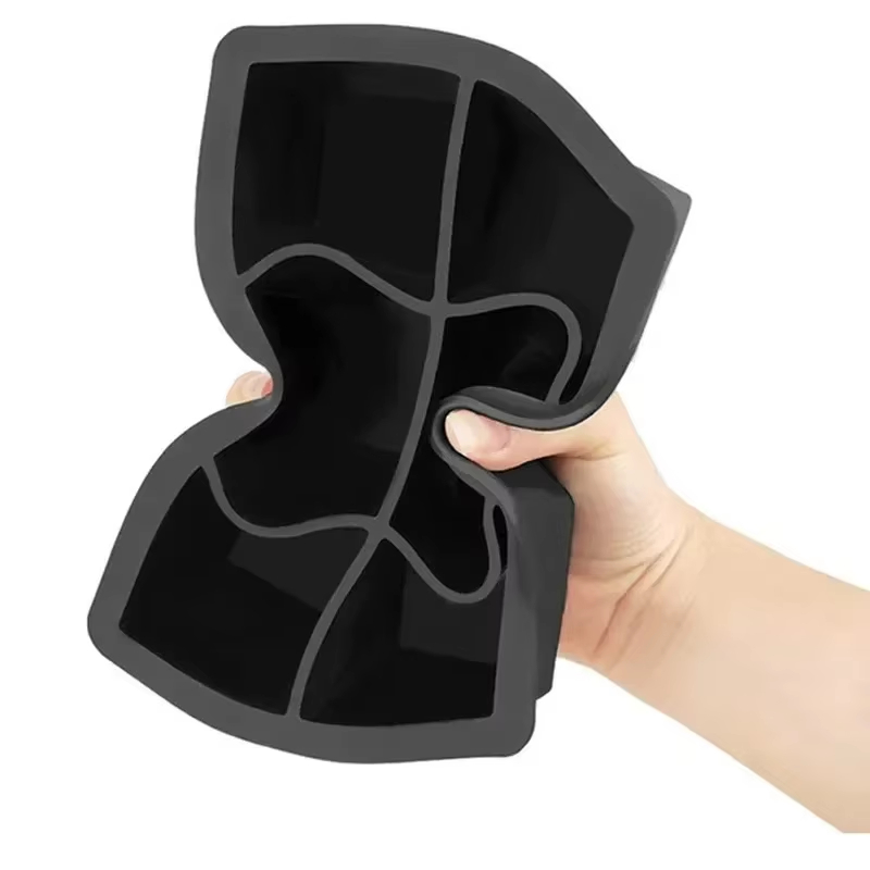 Forma de Gelo Grande com 4/6/8 - Silicone Mold Tray avaliação e preço