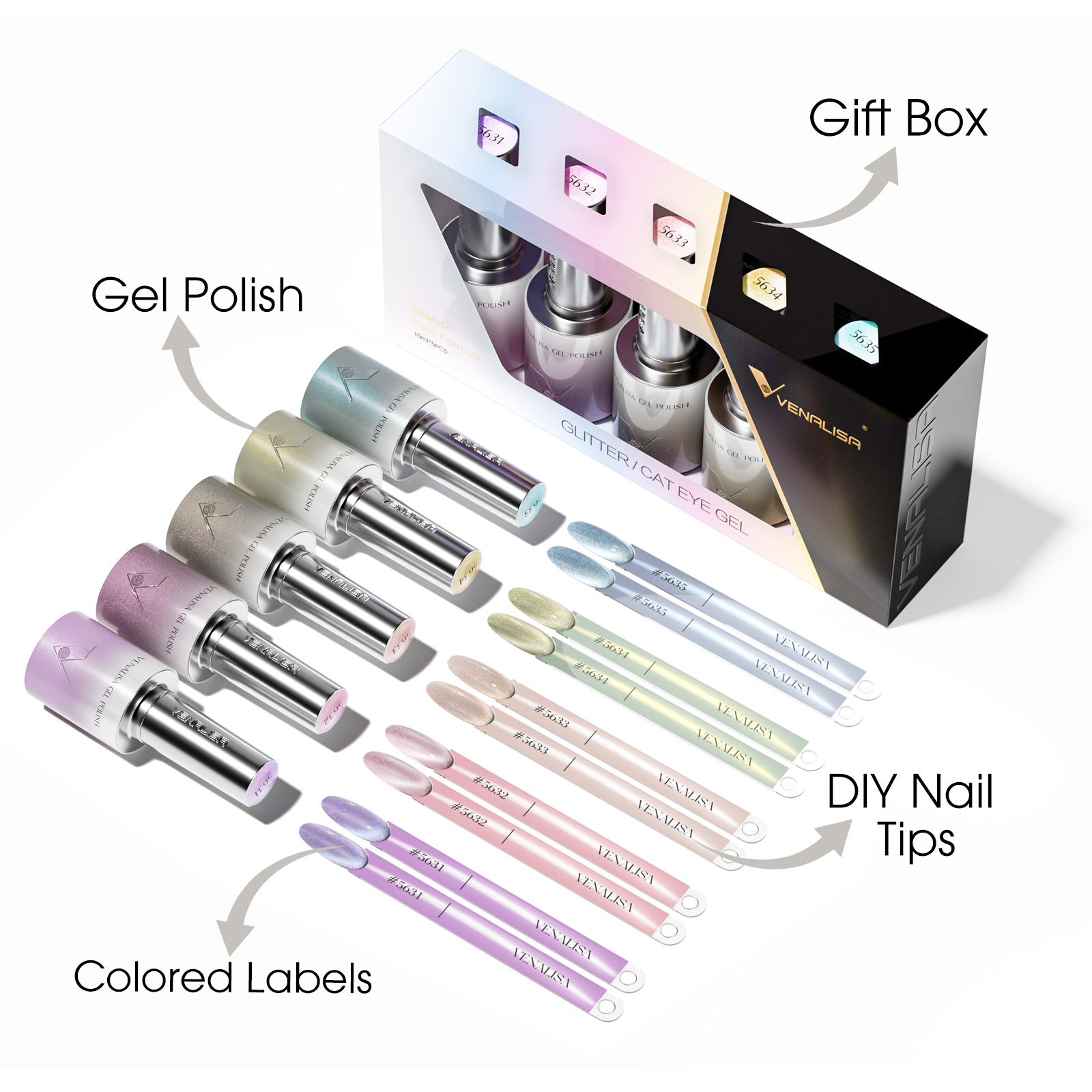 Kit de Esmalte em Gel Efeito O - Resin Pigment Set avaliação e preço