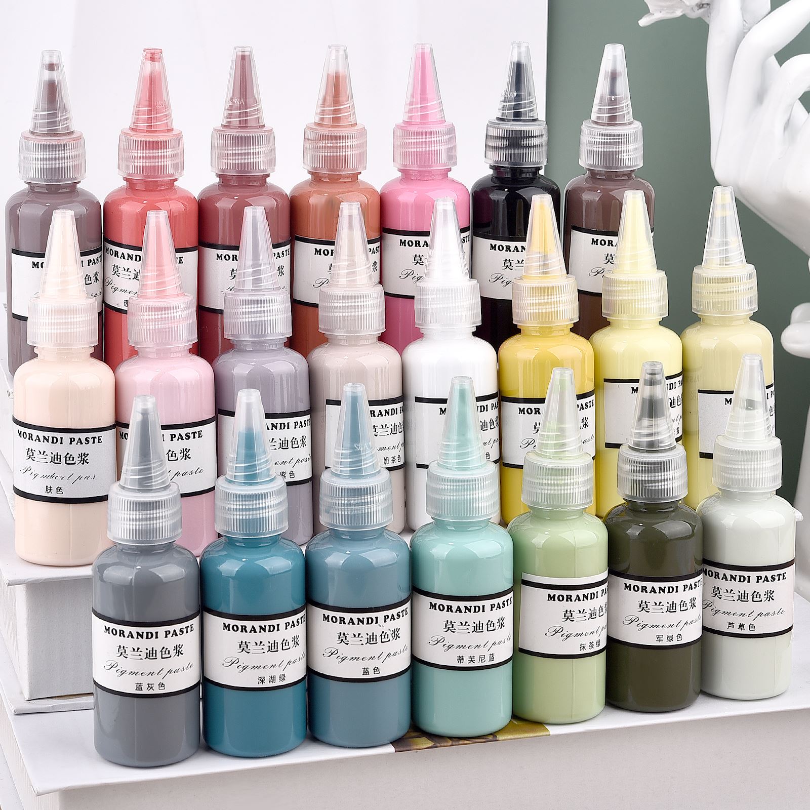 Morandi cores pigmentos de res - Resin Pigment Set avaliação e preço
