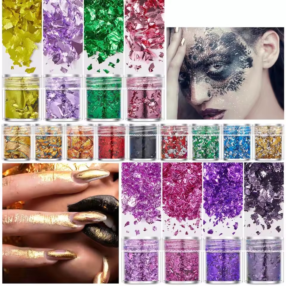 Conjunto de 4 Peças de Papel M - Gold Foil Flakes avaliação e preço