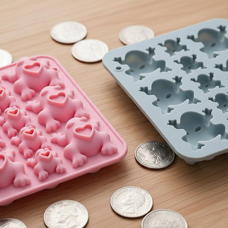 Molde de Silicone de Sapos, Mo - Silicone Mold Tray avaliação e preço