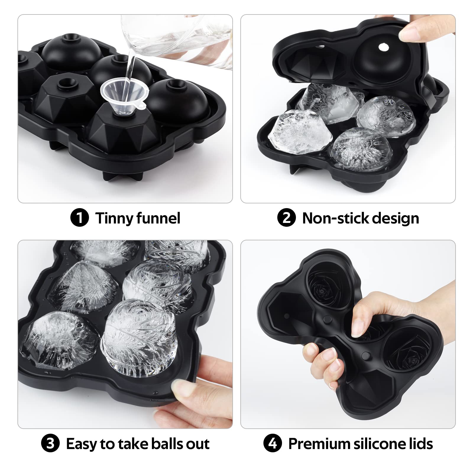 Forma de Gelo em Silicone em F - Silicone Mold Tray avaliação e preço