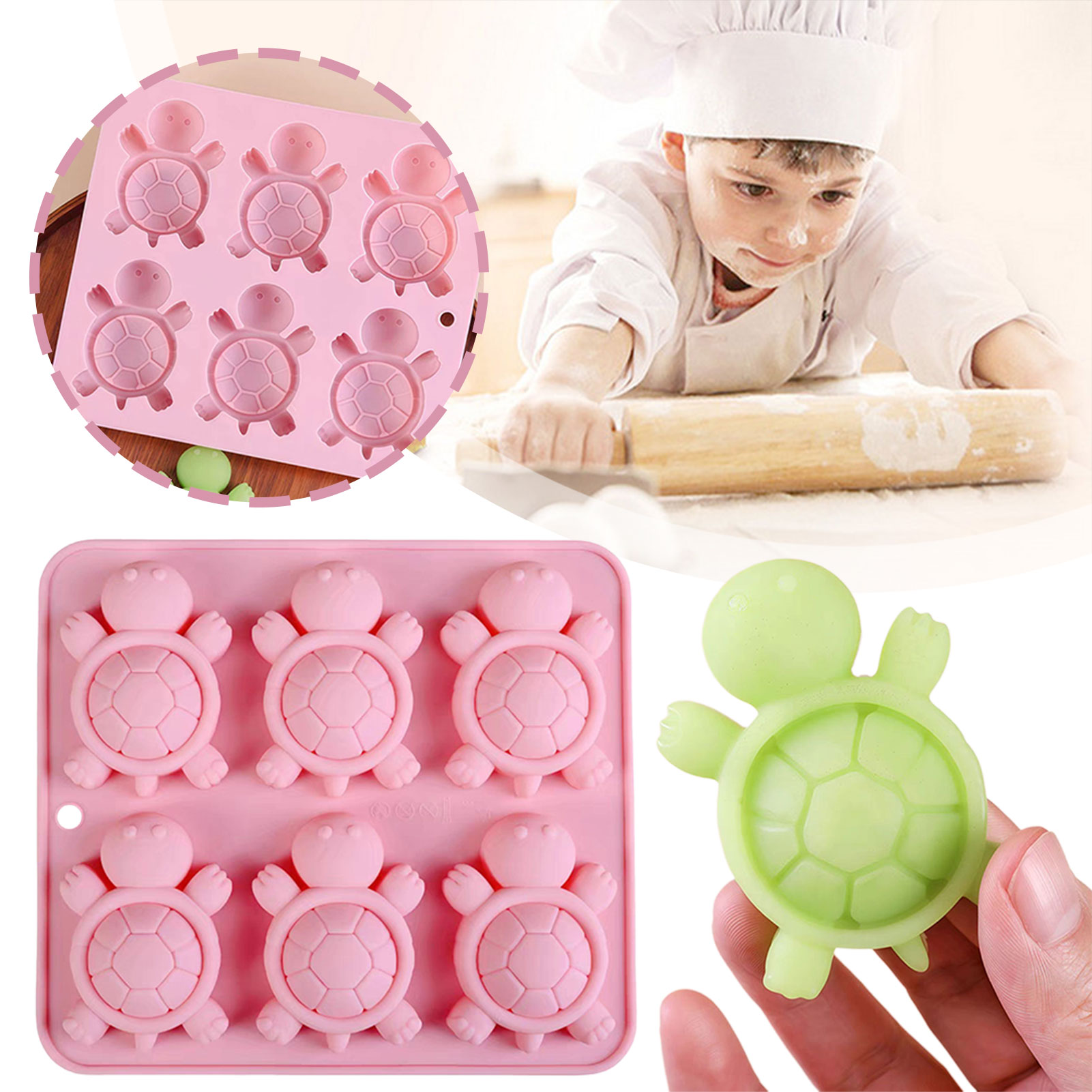Tartarugas Bandeja de gelo Tor - Silicone Mold Tray avaliação e preço