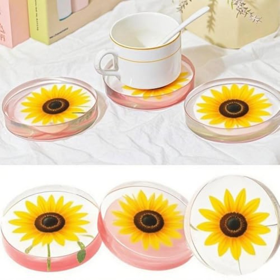Moldes de Silicone Redondos Pr - Flower Preservation Resin avaliação e preço