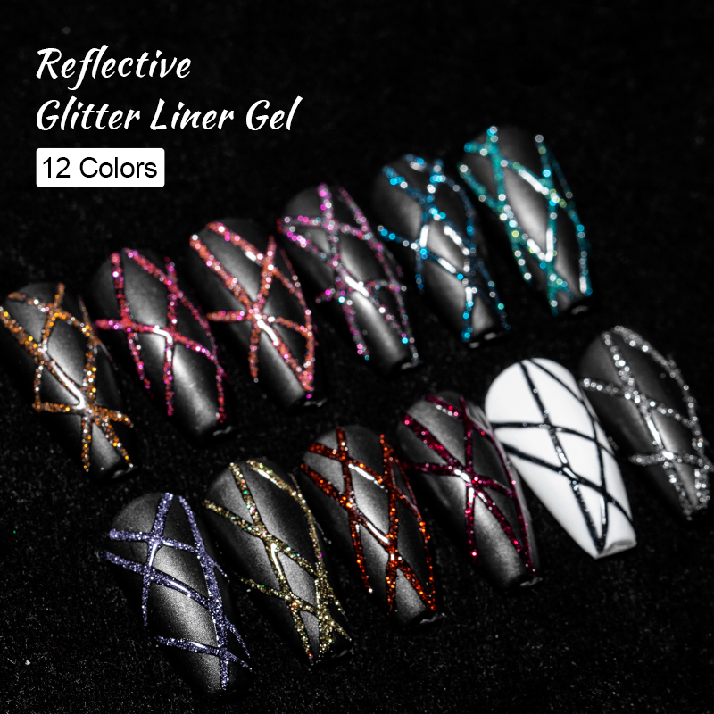 Conjunto de Esmalte em Gel Ref - Resin Glitter Pack avaliação e preço