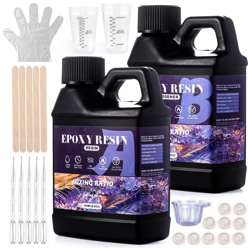 Kit de resina epóxi 1:1 de mis - Epoxy Uv Resin Kit avaliação e preço