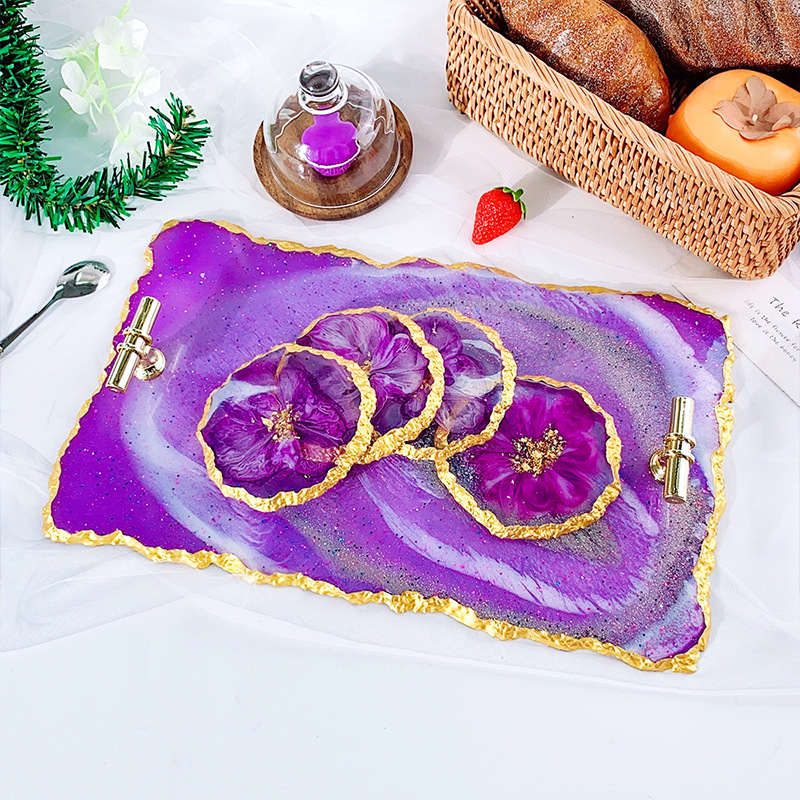 Dm413 drusy coaster resina mol - Geode Mold Silicone avaliação e preço