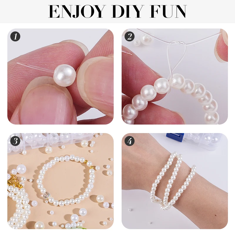 800 pçs artificial falso pérol - Resin Crafts Diy avaliação e preço