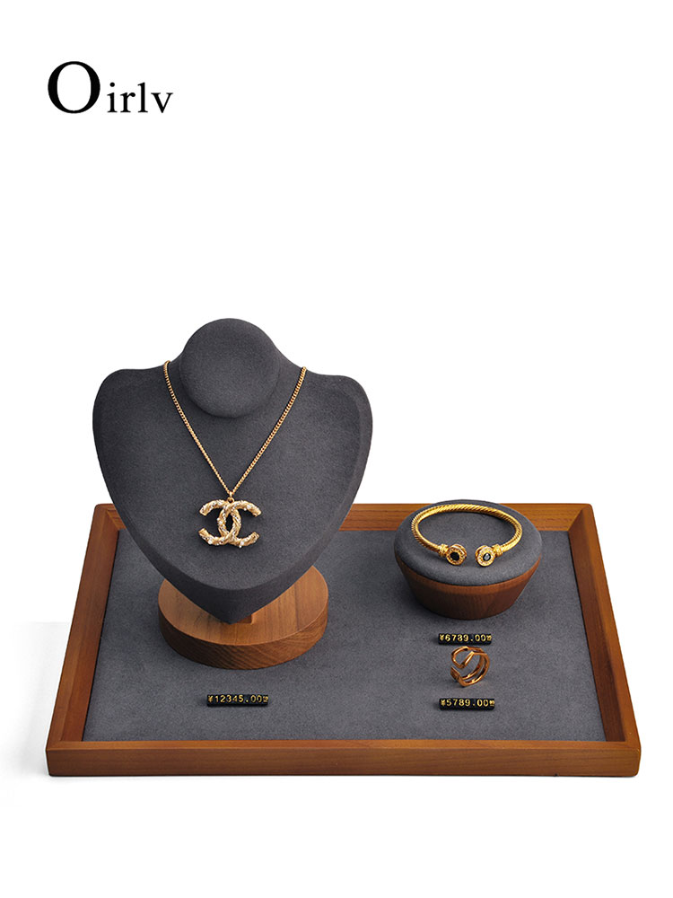 Oirlv bandeja de exibição de j - Wood Ring Blank avaliação e preço