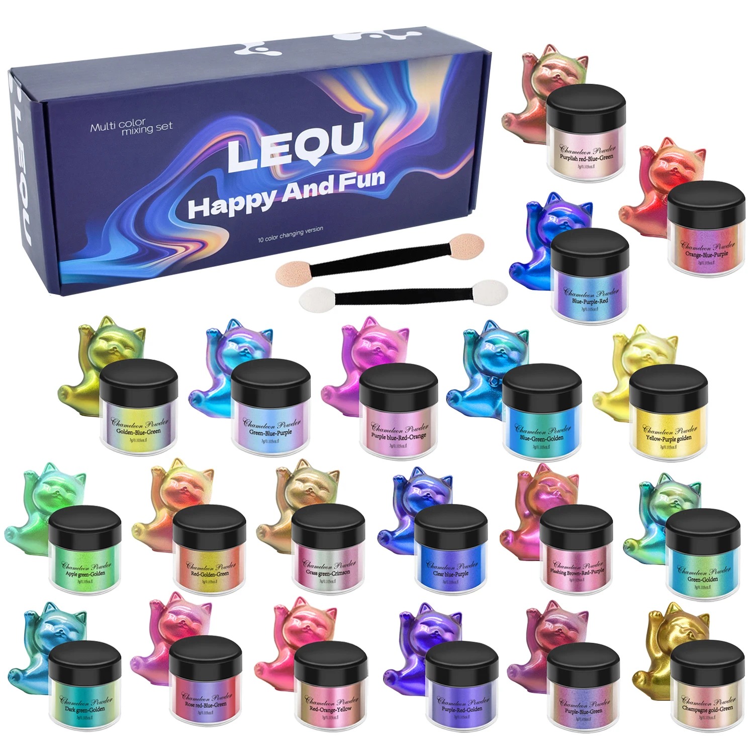 Conjunto de pigmento em pó cro - Resin Pigment Set avaliação e preço