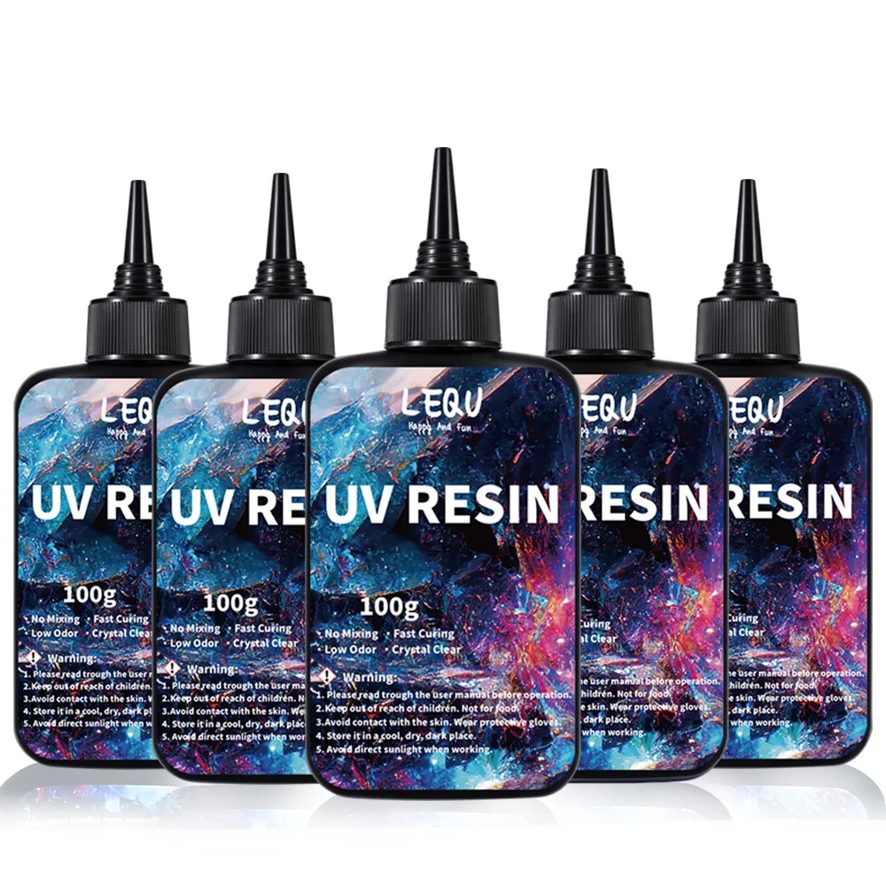 Resina UV transparente de 100g - Epoxy Uv Resin Kit avaliação e preço