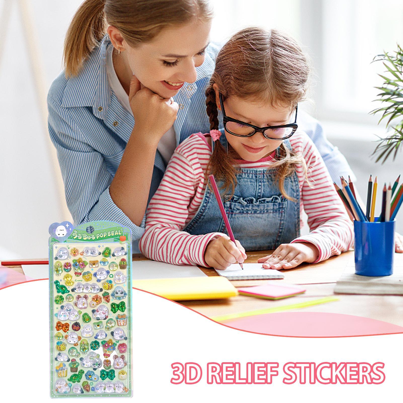 Pacote de adesivos fofos 3d gl - Resin Glitter Pack avaliação e preço