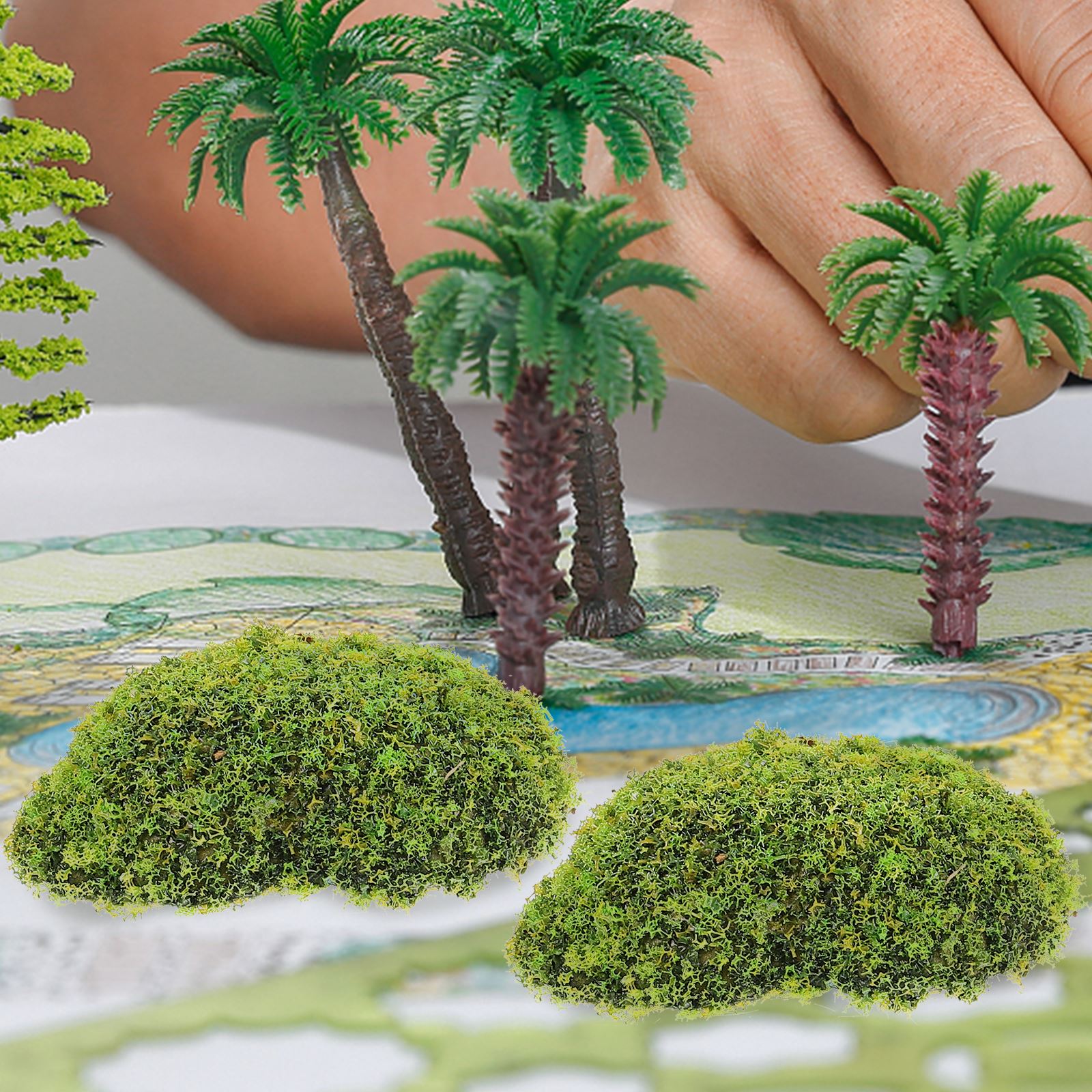 12pçs pedras artificiais de mu - Terrarium Moss Art avaliação e preço