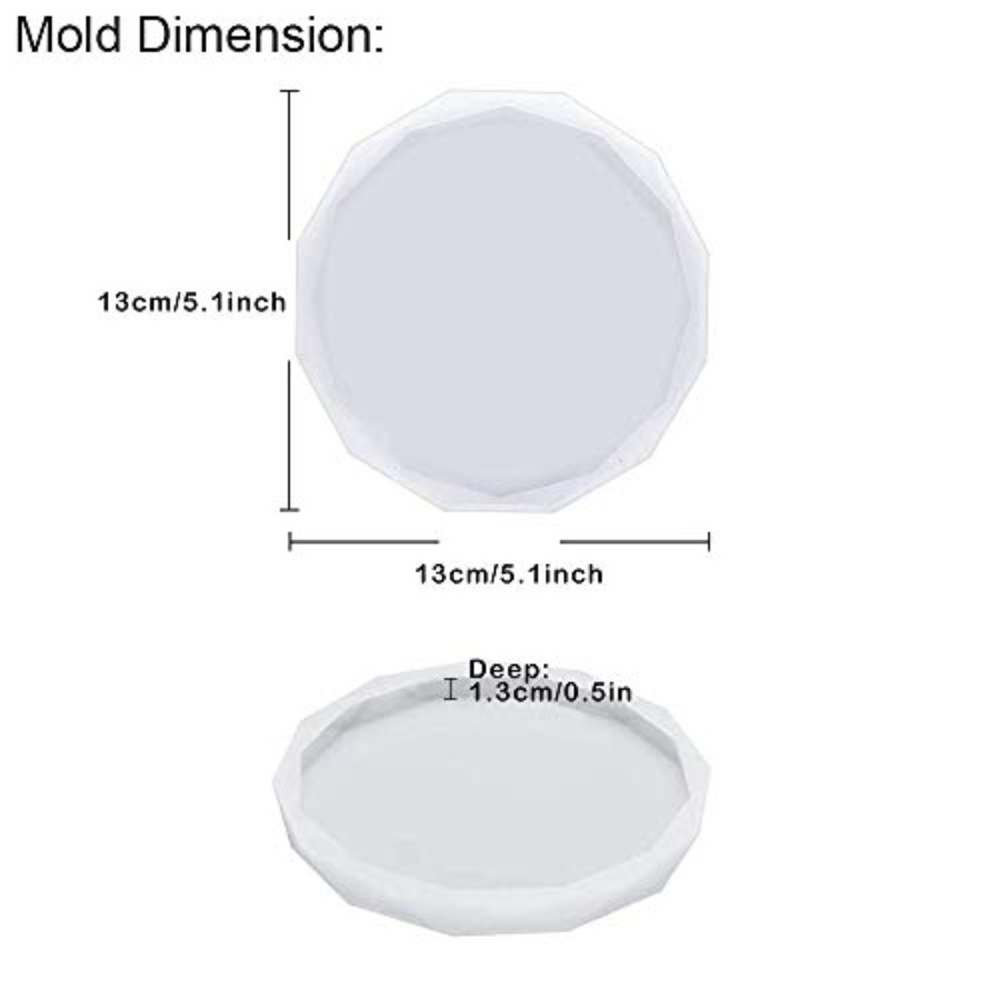 Conjunto de 4 Moldes para Coas - Geode Mold Silicone avaliação e preço