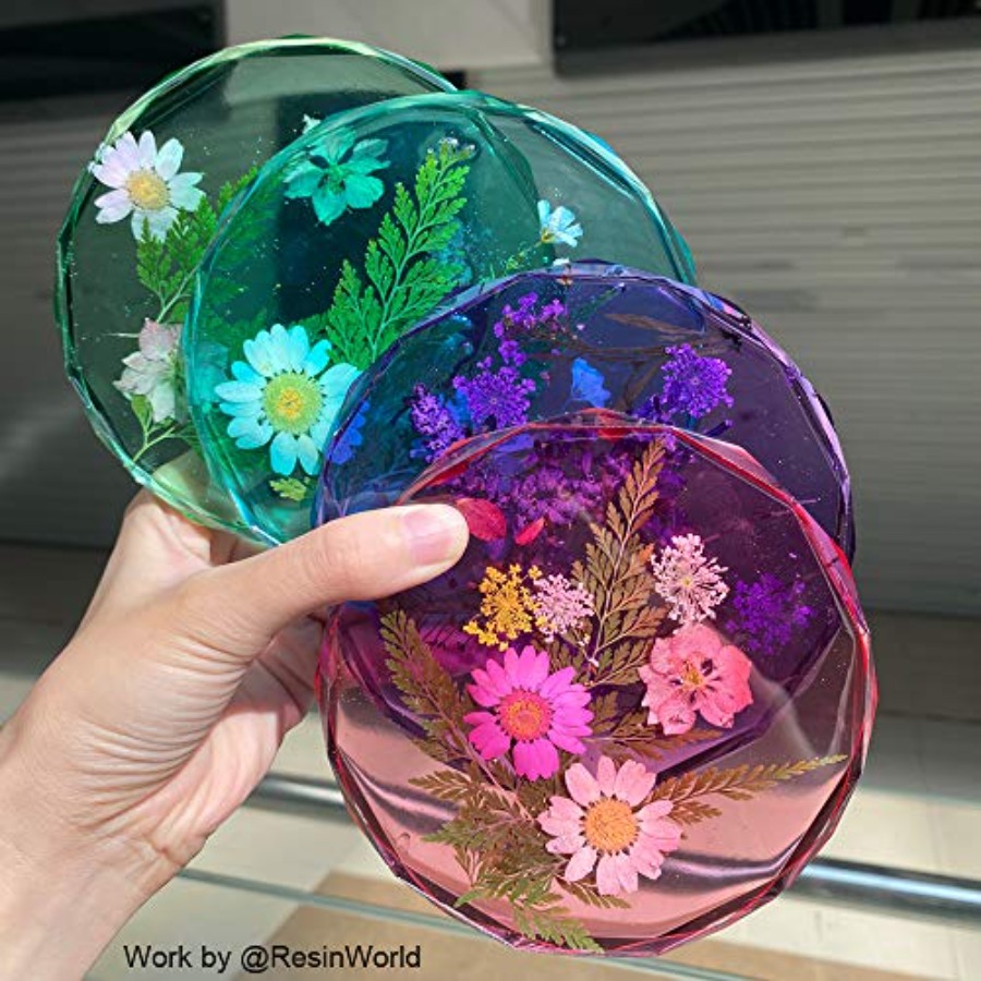 Conjunto de 4 Moldes para Coas - Geode Mold Silicone avaliação e preço