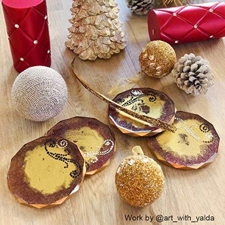 Conjunto de 4 Moldes para Coas - Geode Mold Silicone avaliação e preço