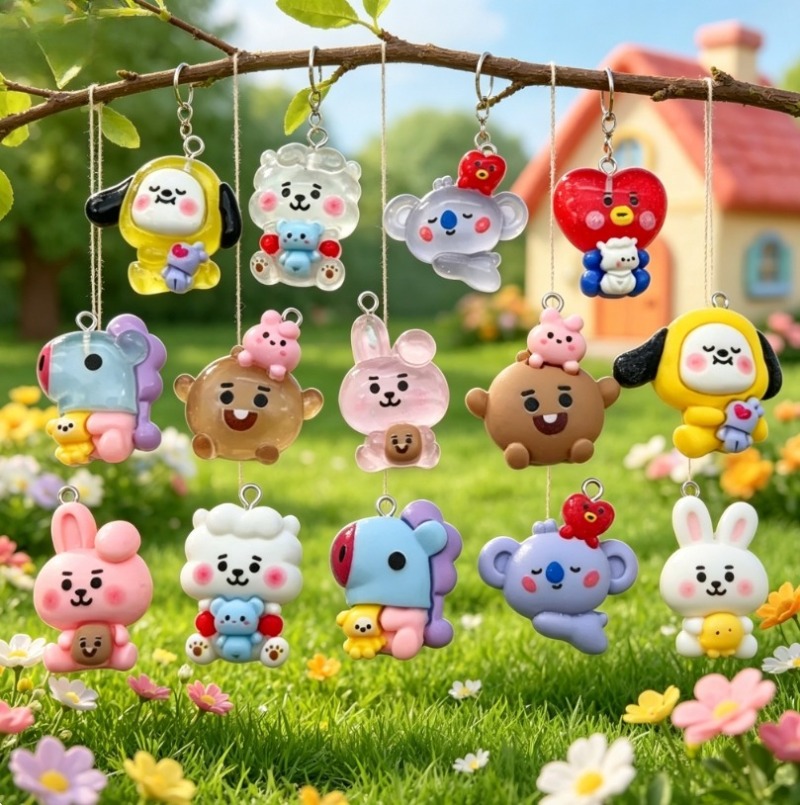 7 peças de pingentes de resina - Resin Crafts Diy avaliação e preço