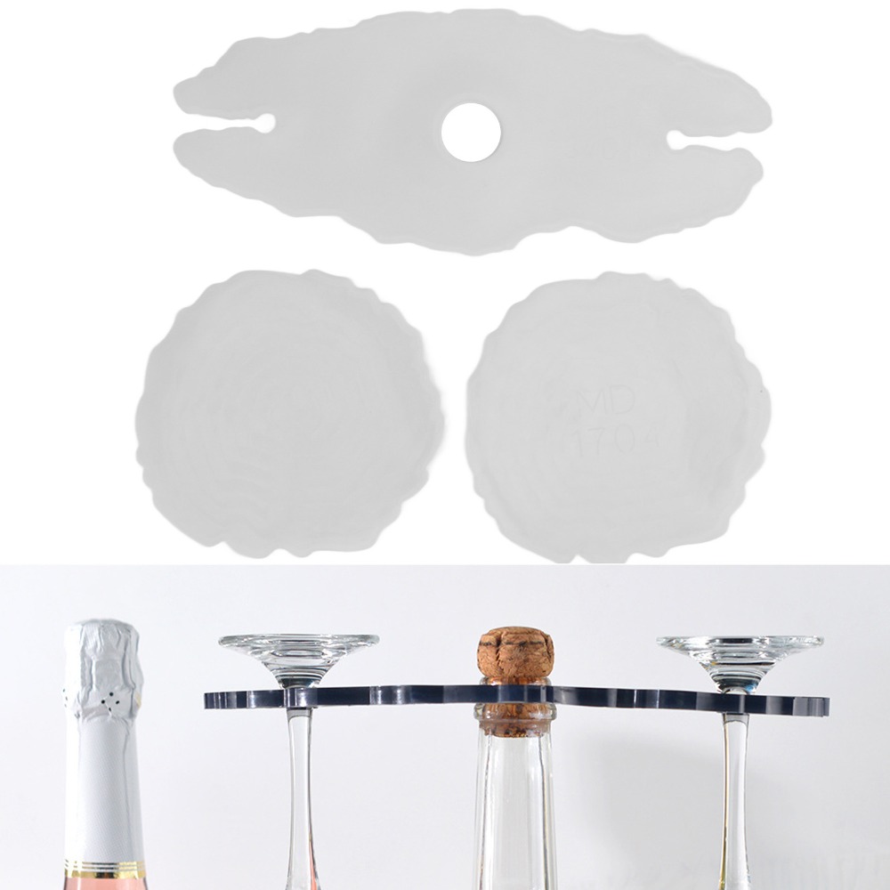3 Peças Molde de Silicone para - Geode Mold Silicone avaliação e preço
