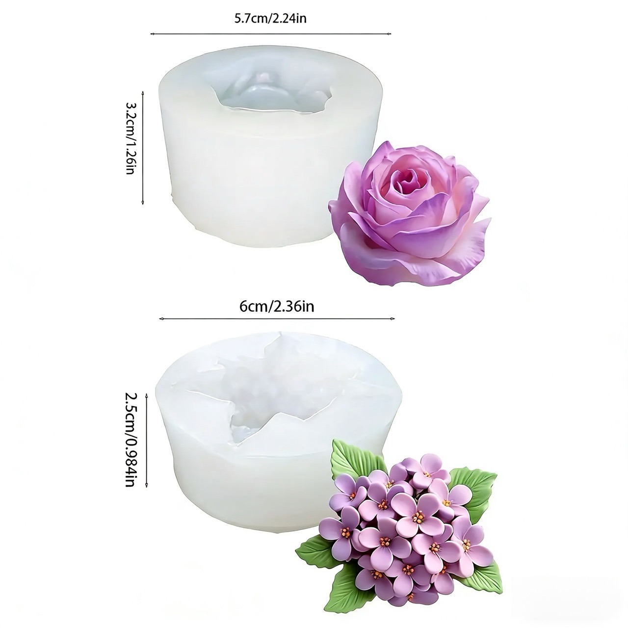 2 peças de moldes de silicone  - Resin Craft Ideas avaliação e preço