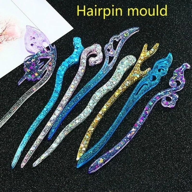 Novo transparente hairpin sili - Resin Craft Material avaliação e preço