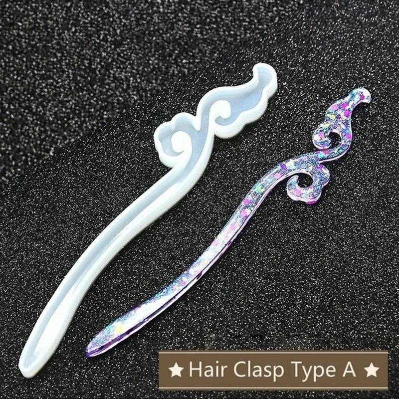 Novo transparente hairpin sili - Resin Craft Material avaliação e preço