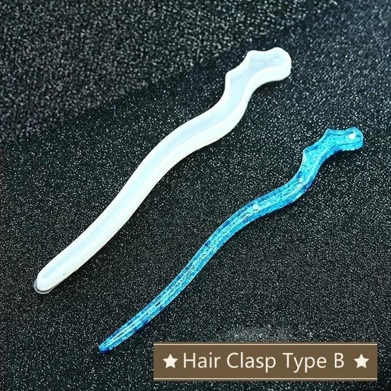 Novo transparente hairpin sili - Resin Craft Material avaliação e preço