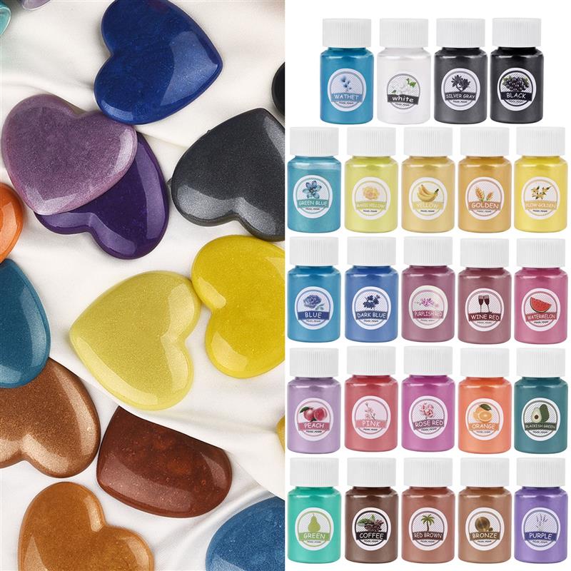 Epoxy Resina Dye Set, Mica Em  - Resin Pigment Set avaliação e preço