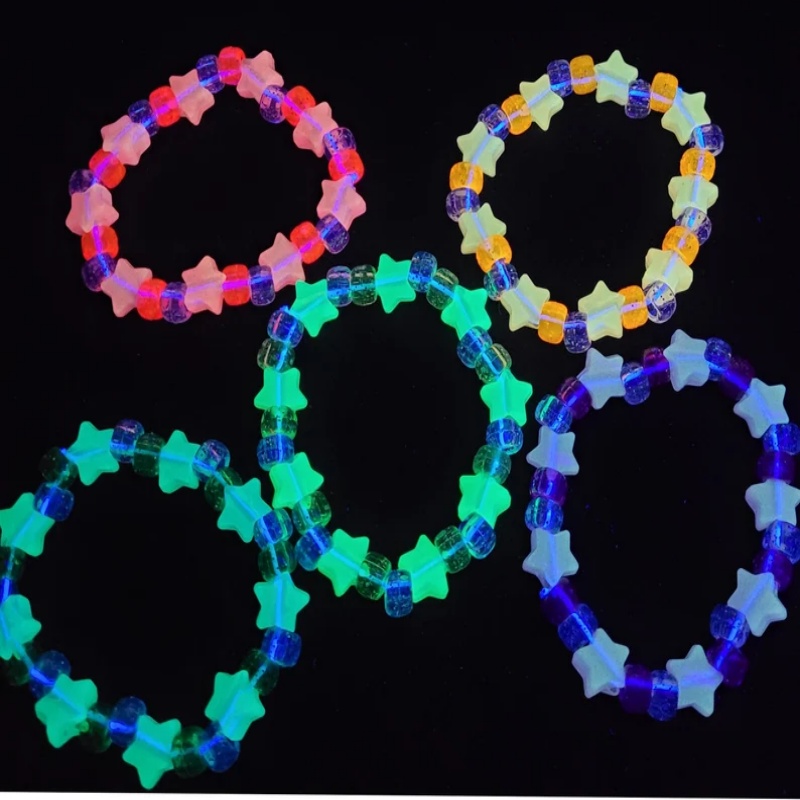 Conjunto de 5 pulseiras Glow s - Resin Glitter Pack avaliação e preço