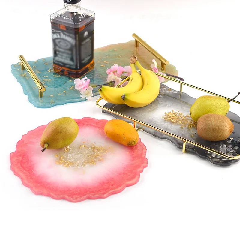 Bandeja de resina epóxi molde  - Silicone Mold Tray avaliação e preço
