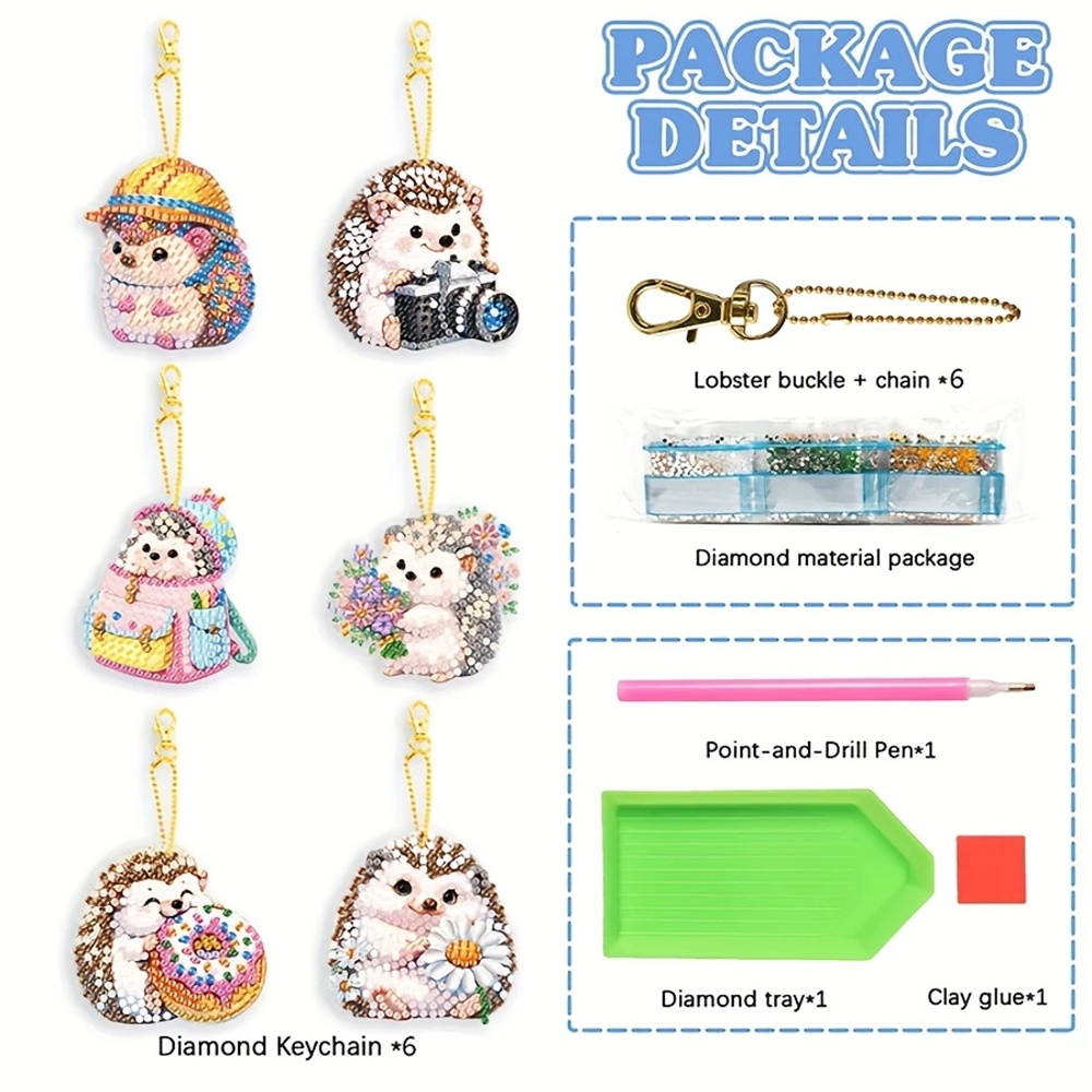 Chaveiros de pintura diamante  - Resin Craft For Beginners avaliação e preço