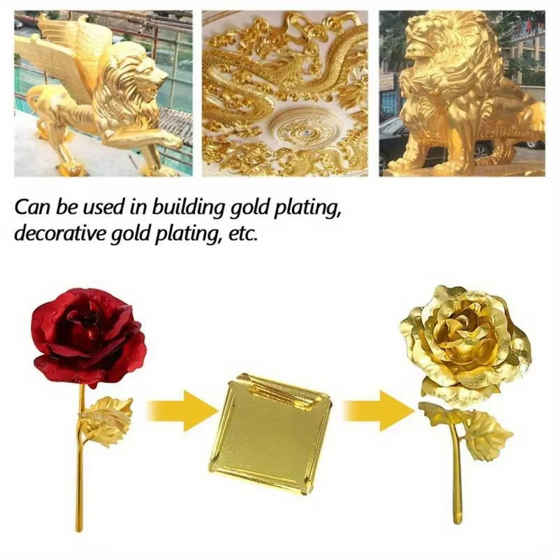 100 Folhas de Imitação de Ouro - Gold Foil Flakes avaliação e preço