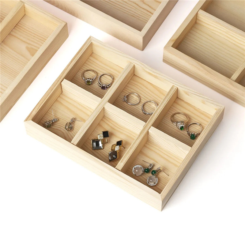 Bandejas organizadoras de jóia - Wood Ring Blank avaliação e preço