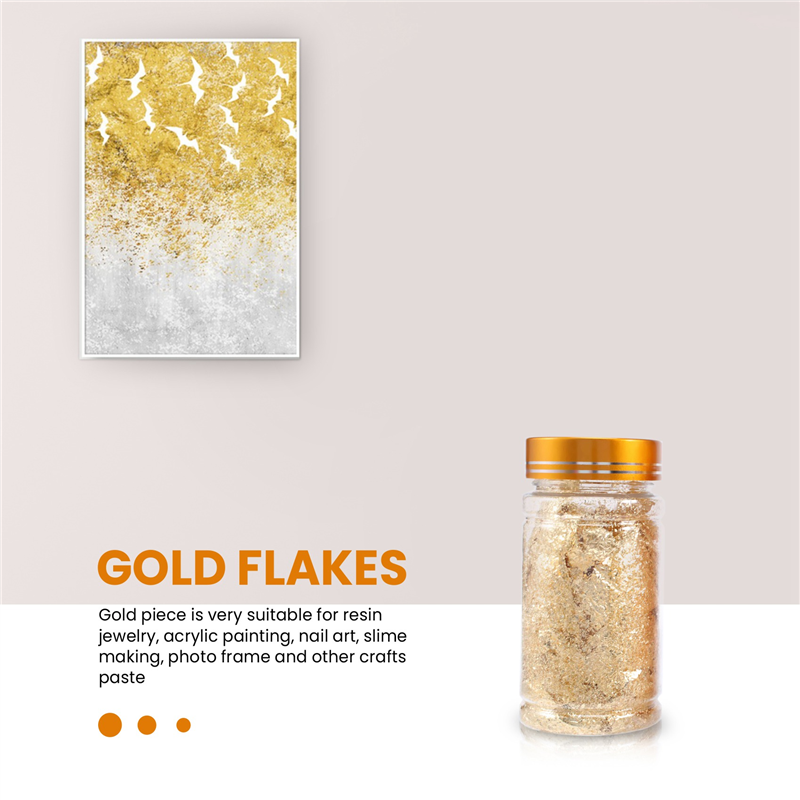 Abez flocos de folha de ouro p - Gold Foil Flakes avaliação e preço
