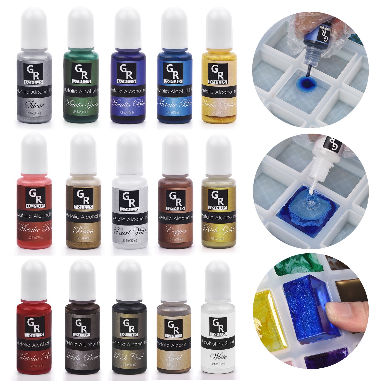 1 conjunto de pigmento de resi - Resin Dye Alcohol avaliação e preço